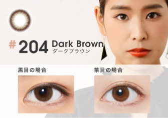 #204 Dark Brown(ダークブラウン)