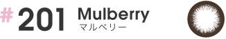 #201 Mulberry（マルベリー）のレンズイメージ